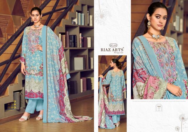 Riaz arts musafir 32 non catalouge dress materials wholesaler with the logo